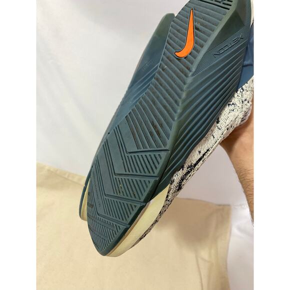 NIKE REACT METCON Cross Training Sneakers White/Blue Size 12 - Picture 10 of 11